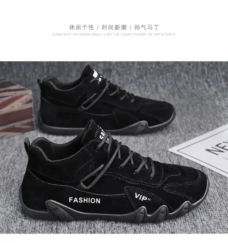 Men’s outdoor sports hiking shoes four season new anti slip comfort work shoes fashion youth casual trendy shoes male’s