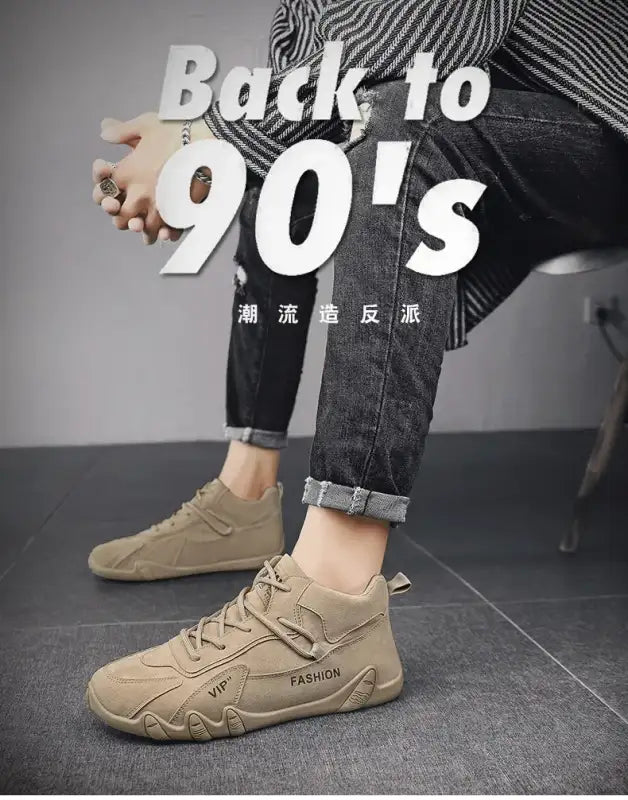 Men’s outdoor sports hiking shoes four season new anti slip comfort work shoes fashion youth casual trendy shoes male’s