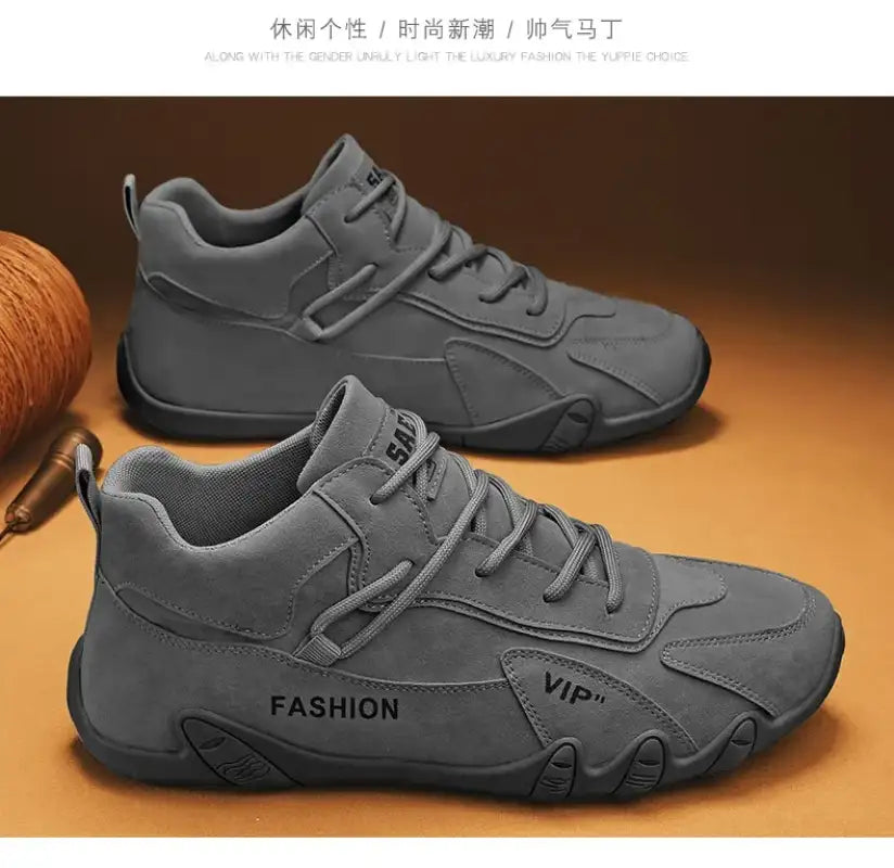 Men’s outdoor sports hiking shoes four season new anti slip comfort work shoes fashion youth casual trendy shoes male’s