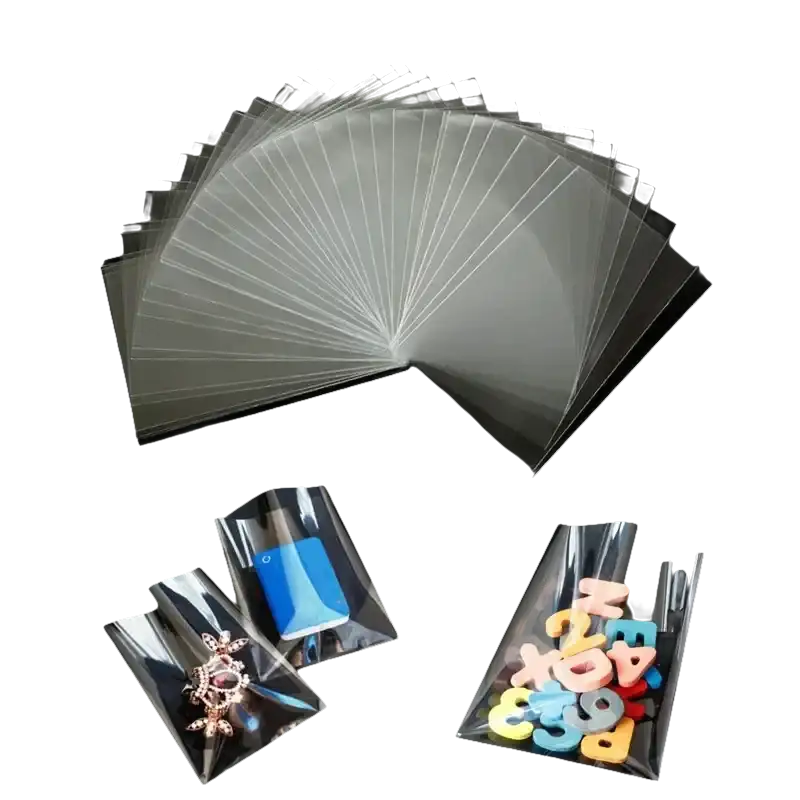 Clear cellophane treat bags.