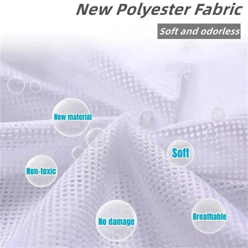 Mesh Laundry Bag - Machine Washable Travel and Laundry Use with Drawstring Closure for Blouses Hosiery and Underwear