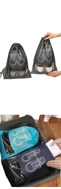 Shoe storage bags.