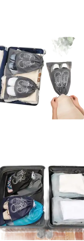 Shoe storage bags.