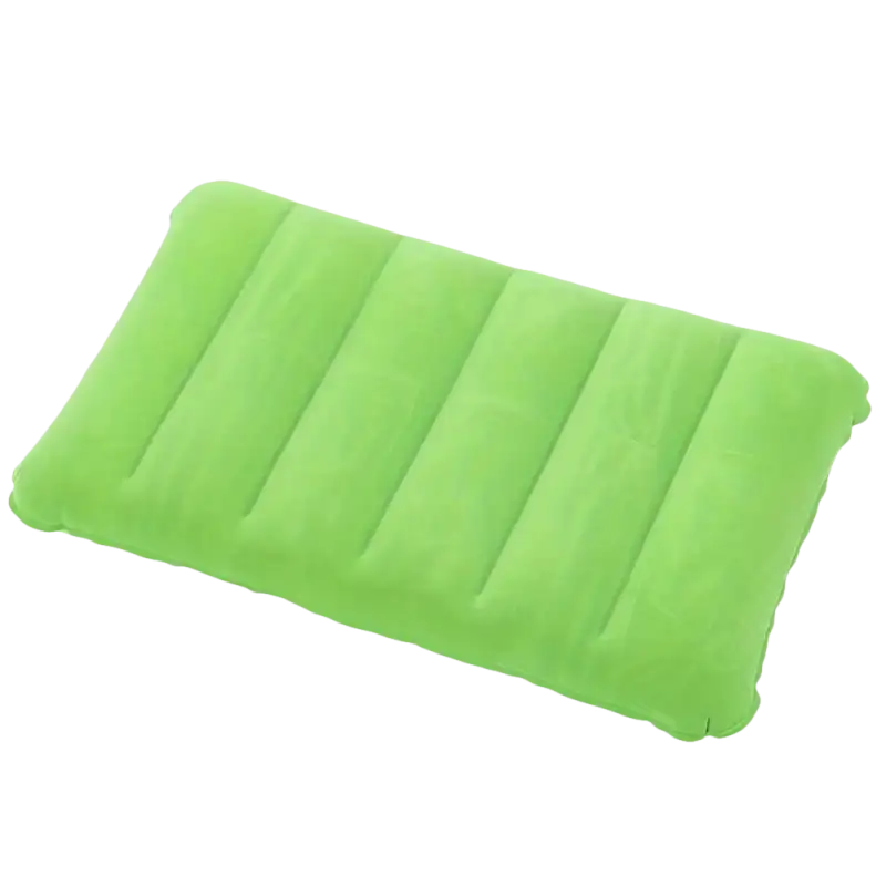 Green inflatable pillow from Trendy Campcomfort inflatable neck for outdoor camping fun