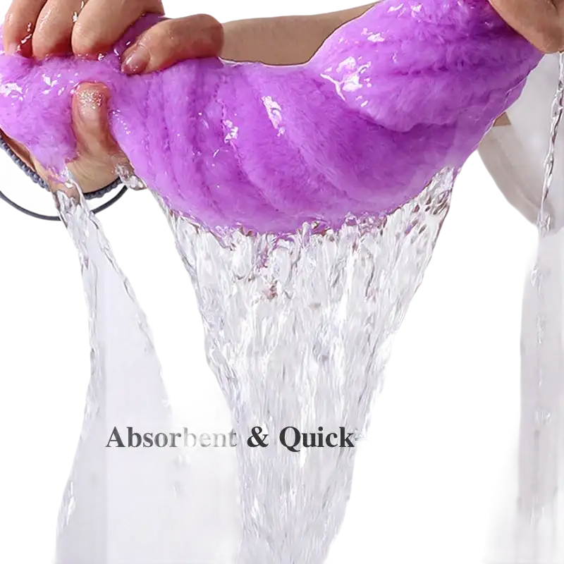 Purple absorbent towel from Trendy Coral Bath Set Towel Shenanigans, part of the 2pc bath towels set