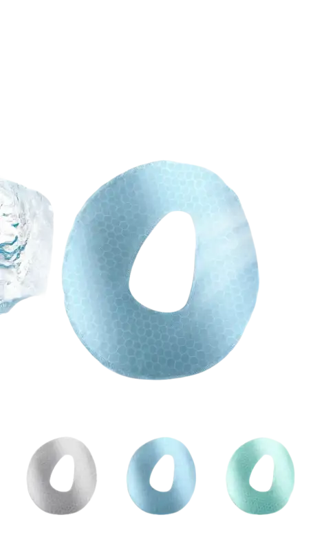 Cooling neck pillow from Trendy Ergoluxe Memory Foam Beauty Pillow For Happy Heads
