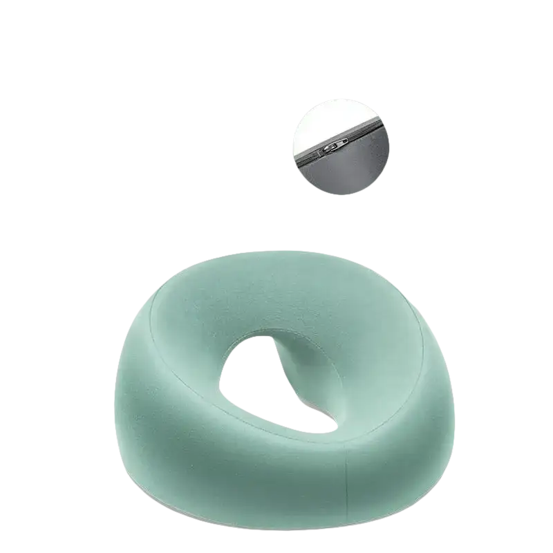 Green ergoluxe memory foam neck pillow from Trendy Ergoluxe Memory Foam Beauty Pillow collection
