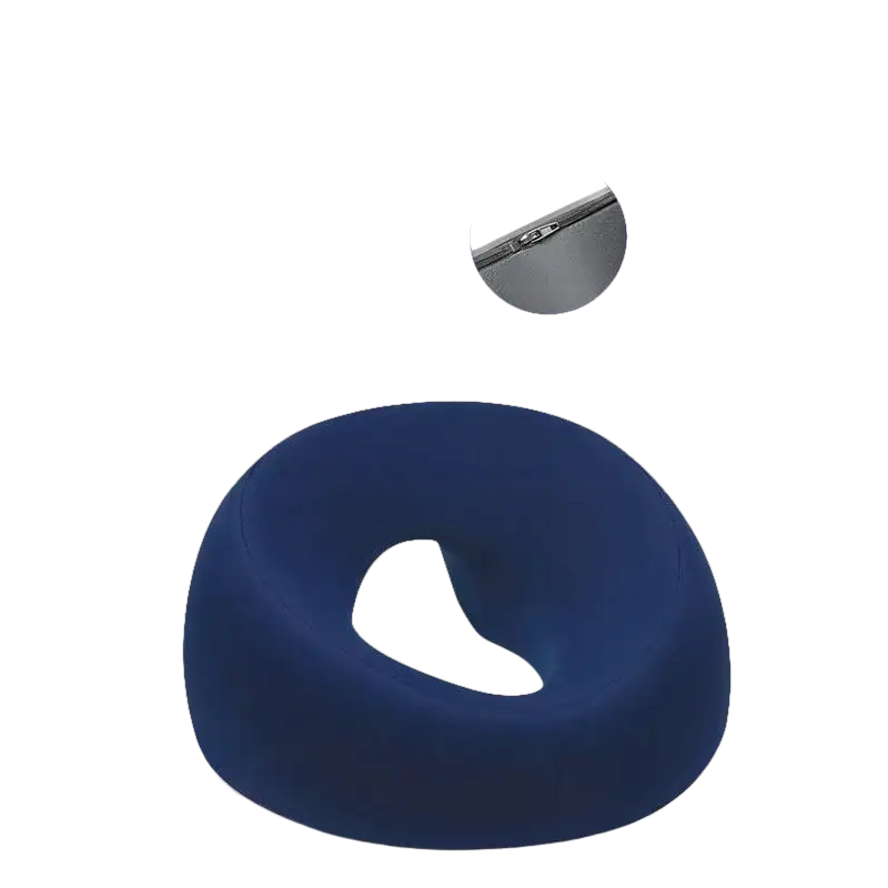 Navy blue trendy Ergoluxe Memory Foam Foam Beauty Pillow for comfy head support