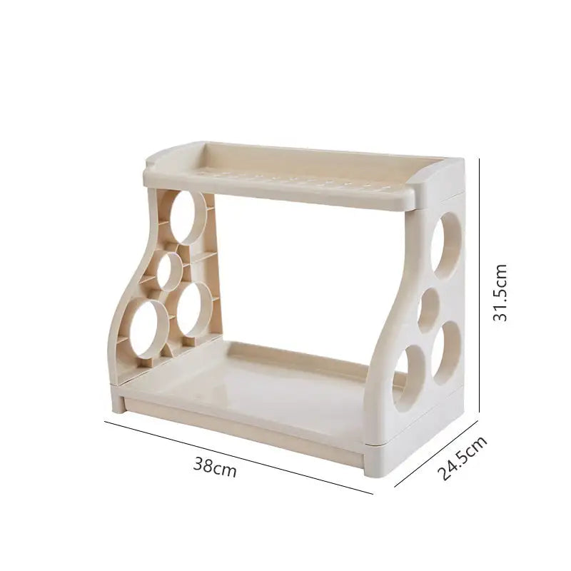 Multi-Layer Kitchen Storage Shelf System