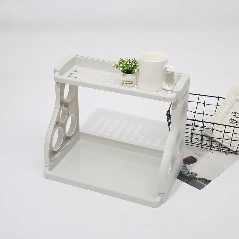 Multi-Layer Kitchen Storage Shelf System