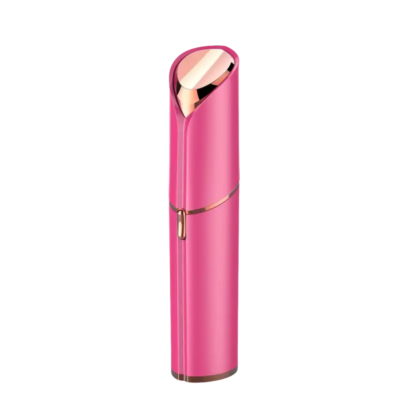 Pink facial hair remover.
