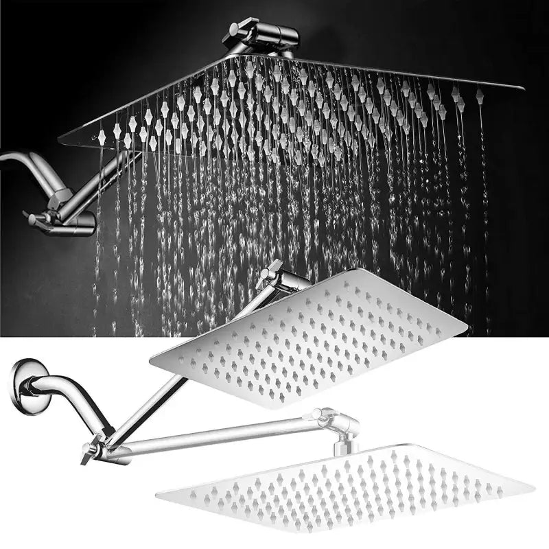304 Shower Top - Silver / 12 inch
