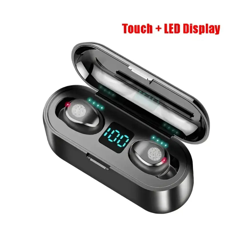 SoundWave Bluetooth Earbuds - Freedom to Move - Black