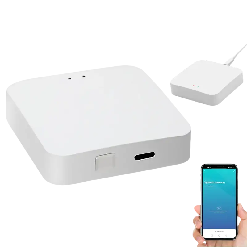 Trendy Tuya Bluetooth Gateway with Humidity Sensor for smart home setup