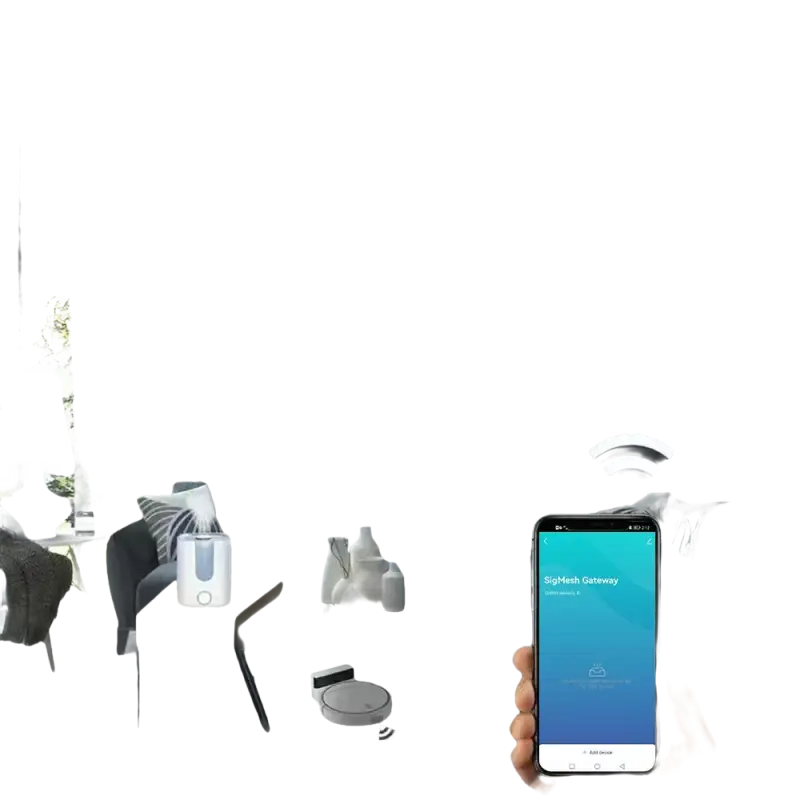 Trendy Tuya Bluetooth Gateway with Humidity Sensor for smart home setup