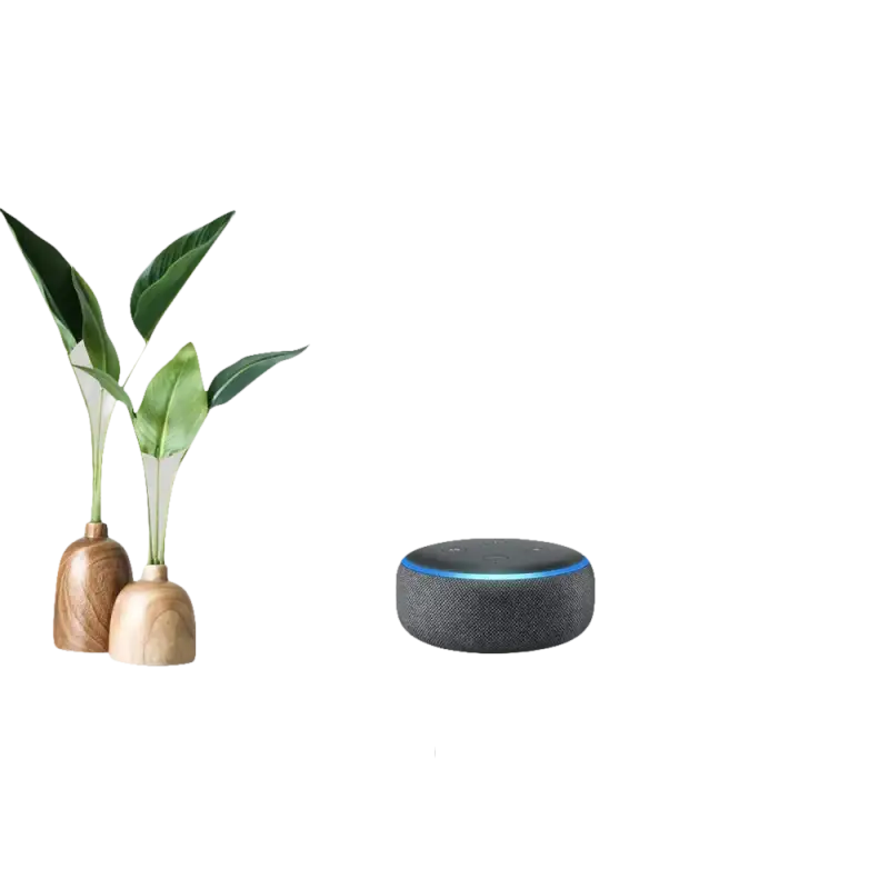 Smart home voice control with Tuya Bluetooth Gateway and humidity sensor for indoor climate