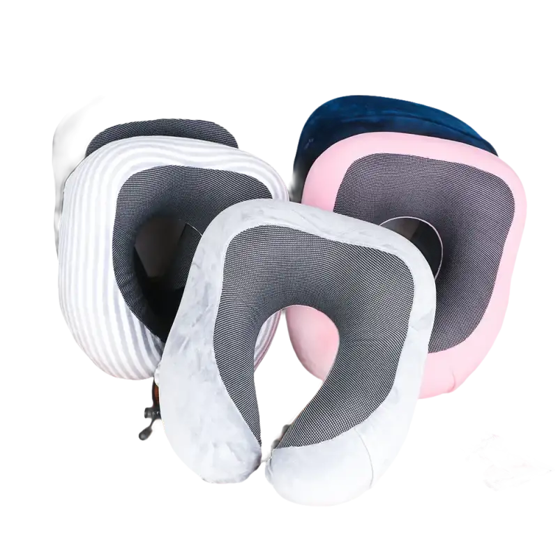 Colorful u-comfort memory foam shaped travel healthcare soft pillow for chill travel vibes