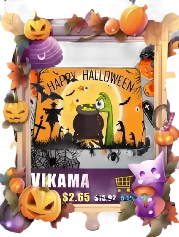Trendy Vikama Tie Dye Silk Rug with Halloween-themed doormat design for your home