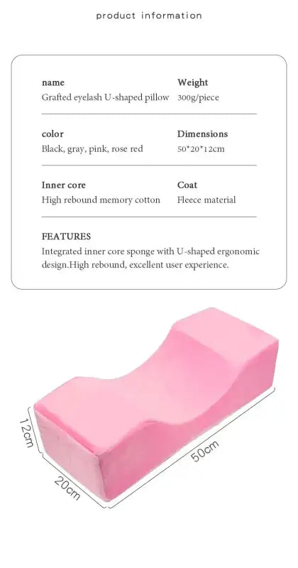 U Shape False Eyelash Grafting Lashes Pillow Professional Neck Support Facial Makeup Tools Beauty Headrest Soft Pillow