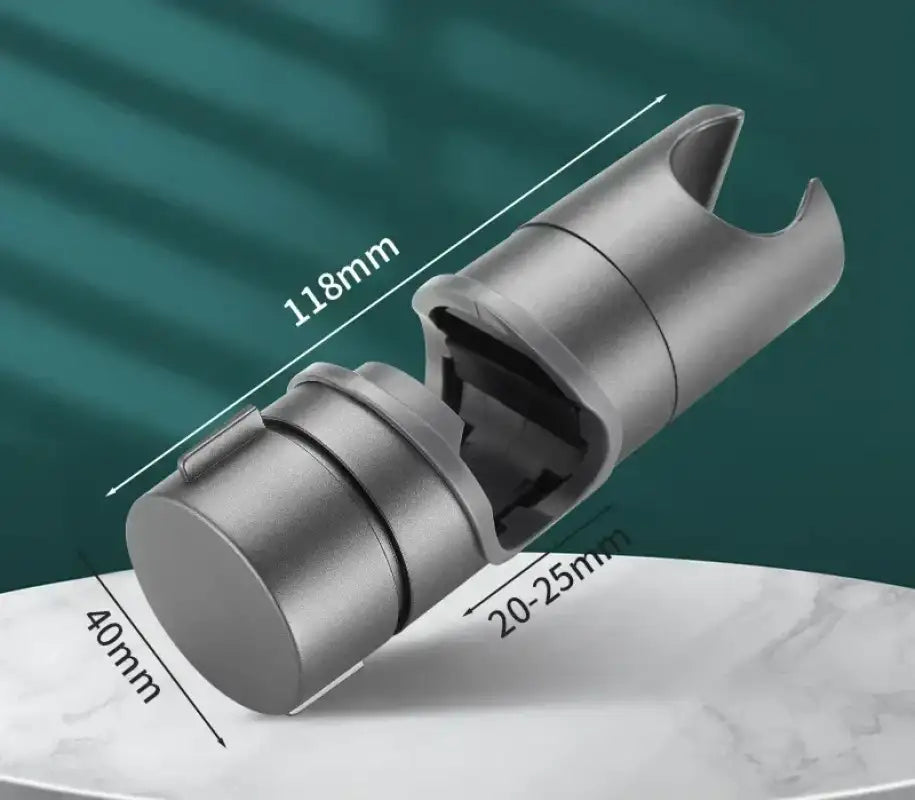 1pc Universal Shower Head Holder Adjustable 18~25mm ABS Chrome Shower Rail Holder Bathroom Accessories Shower Mounting