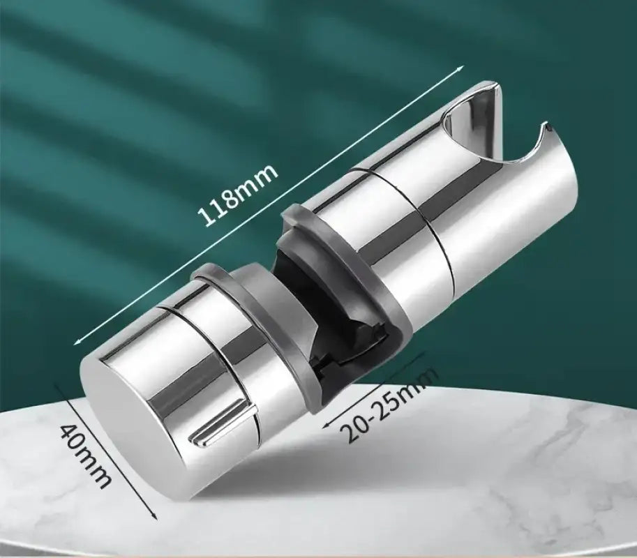 1pc Universal Shower Head Holder Adjustable 18~25mm ABS Chrome Shower Rail Holder Bathroom Accessories Shower Mounting