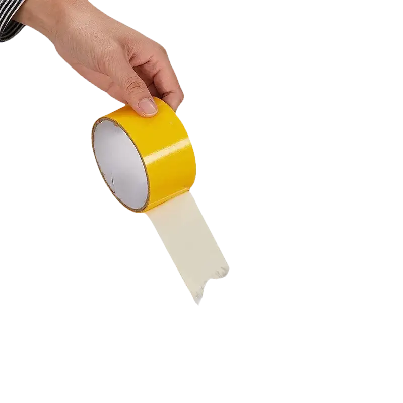 Yellow tape roll.