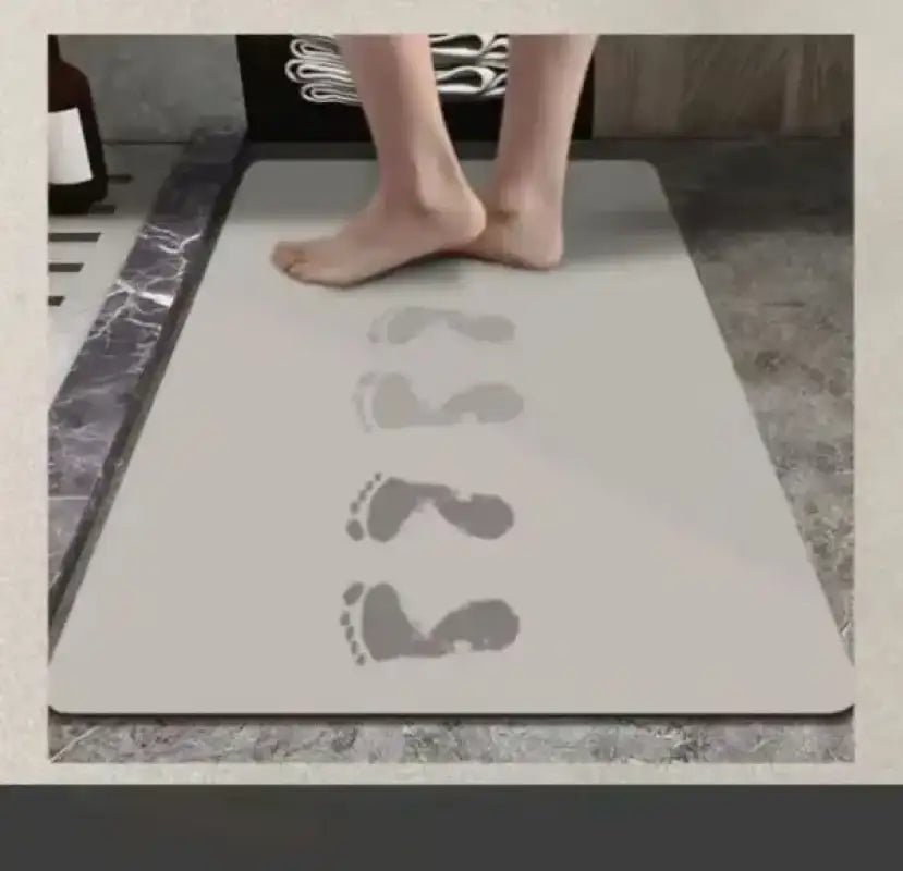 VIAKAM Soft Diatomite Floor Mats Household Bathroom Doorway Water-absorbent Floor Mats Bathroom Entrance Non-slip Foot