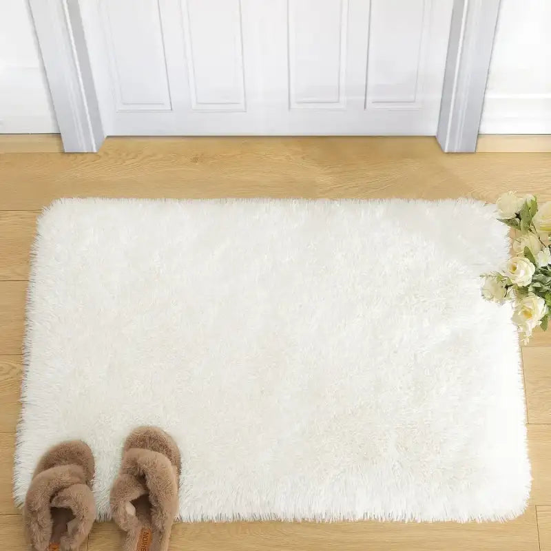 VIKAMA Living Room Silk Hair Carpet Bedroom Coffee Table Rug Wholesale Gradient Bedroom Shaggy Bedside Rugs Home