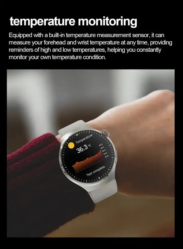 2025New Health Expert Smart Watch Blood Pressure Blood Lipid Uric Acid ECG + PPG Body Temperature Bluetooth Call Health