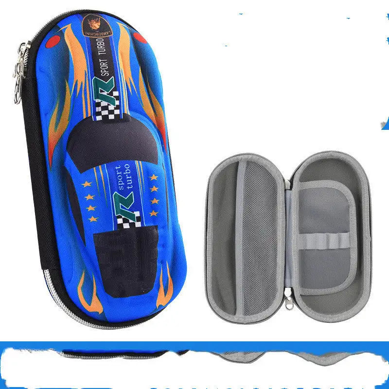 Colorful Kids’ Pencil Case - Fun & Functional! - Ordinary Style Sky Blue
