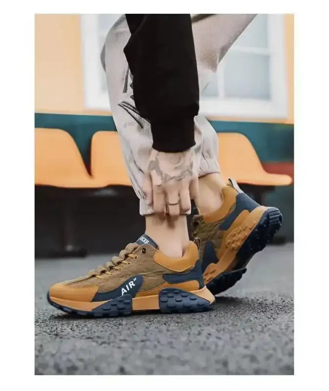 Hot Sale Men’s Running Shoes High Quality Sneakers Fashion Breathable Mens Vulcanized Shoes Outdoor Platform Men Casual