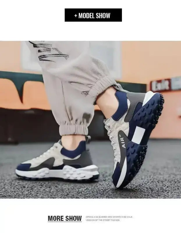 Hot Sale Men’s Running Shoes High Quality Sneakers Fashion Breathable Mens Vulcanized Shoes Outdoor Platform Men Casual