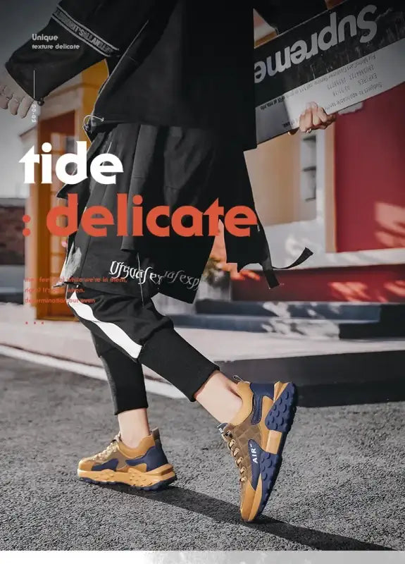 Hot Sale Men’s Running Shoes High Quality Sneakers Fashion Breathable Mens Vulcanized Shoes Outdoor Platform Men Casual