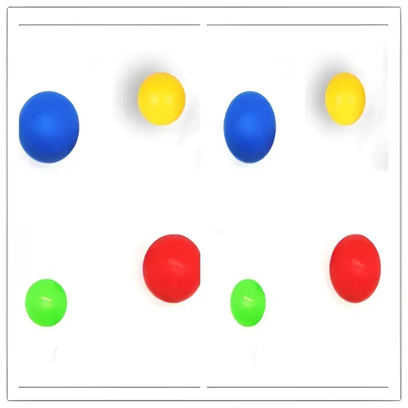 Sticky Squash Stress Ball - Wall Bounce Fun! 🧲 - 2Sets / Lamp