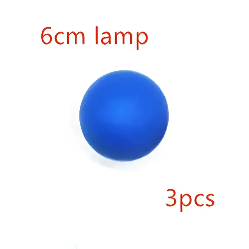 Sticky Squash Stress Ball - Wall Bounce Fun! 🧲 - Blue / 6cm lamp 3pcs