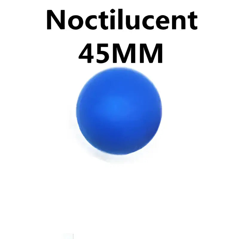 Sticky Squash Stress Ball - Wall Bounce Fun! 🧲 - Blue Noctilucent / 45mm