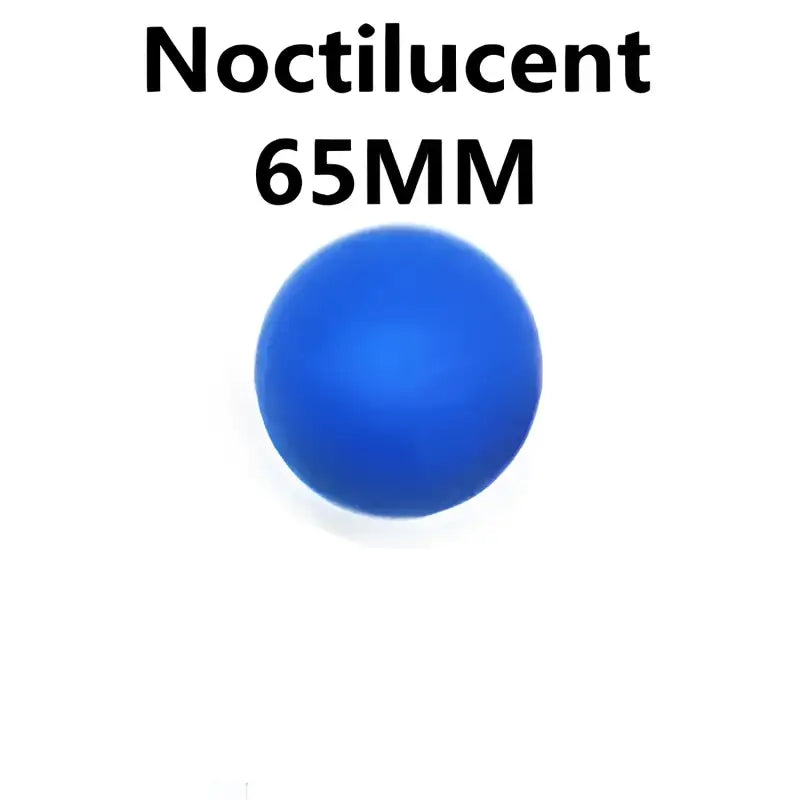 Sticky Squash Stress Ball - Wall Bounce Fun! 🧲 - Blue Noctilucent / 65mm