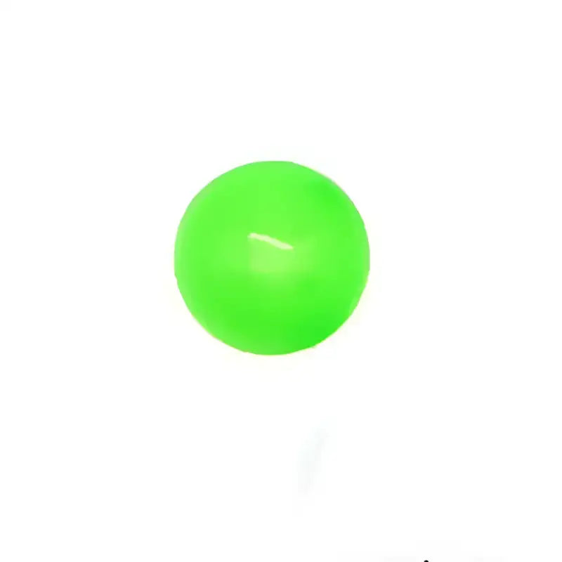 Sticky Squash Stress Ball - Wall Bounce Fun! 🧲 - Green 4pcs / 4.5cm