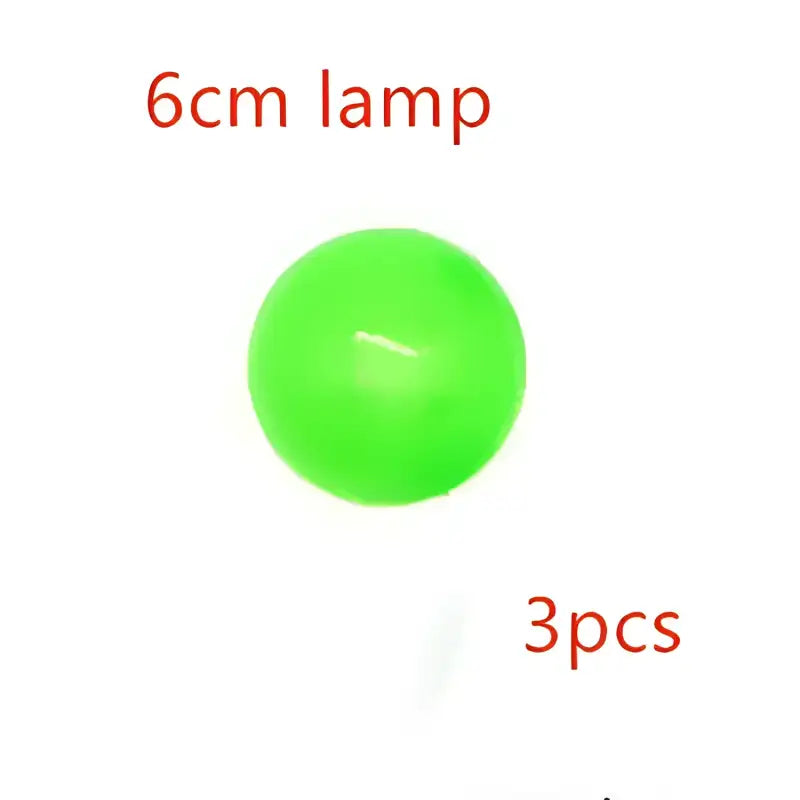 Sticky Squash Stress Ball - Wall Bounce Fun! 🧲 - Green / 6cm lamp 3pcs