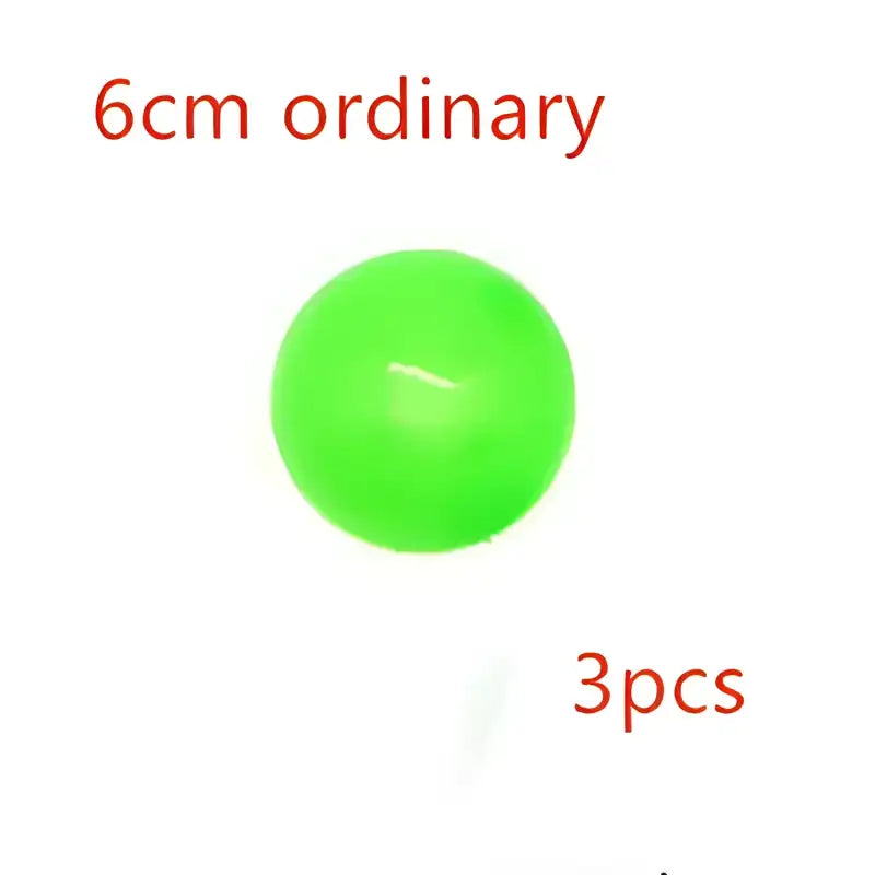 Sticky Squash Stress Ball - Wall Bounce Fun! 🧲 - Green / 6cm ordinary 3pcs