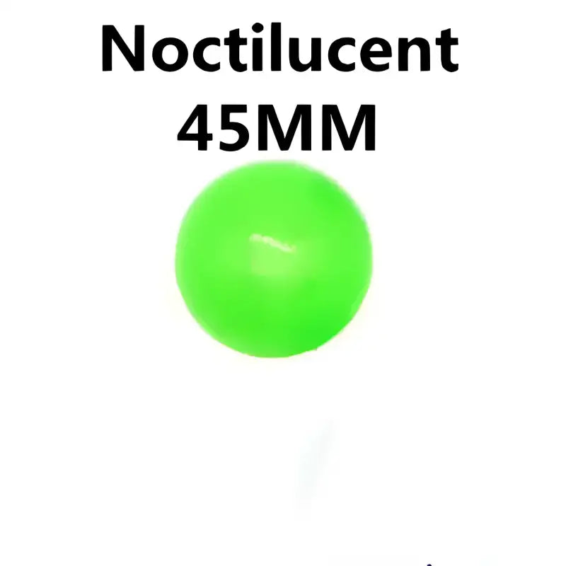 Sticky Squash Stress Ball - Wall Bounce Fun! 🧲 - Green Noctilucent / 45mm