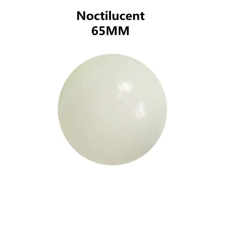 Sticky Squash Stress Ball - Wall Bounce Fun! 🧲 - Orange Noctilucent / 65mm