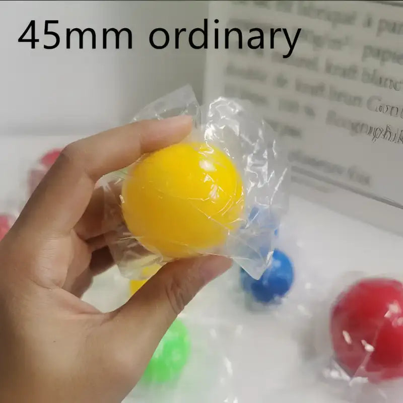 Sticky Squash Stress Ball - Wall Bounce Fun! 🧲 - Ordinary yellow / 45mm