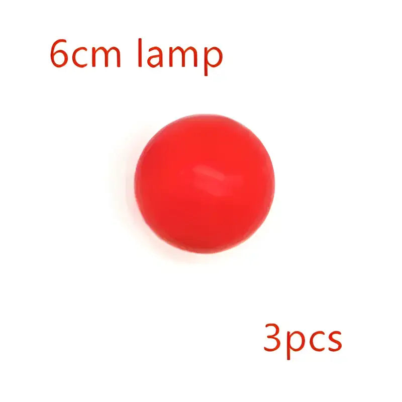 Sticky Squash Stress Ball - Wall Bounce Fun! 🧲 - Red / 6cm lamp 3pcs