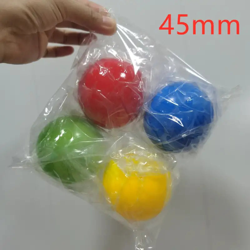 Sticky Squash Stress Ball - Wall Bounce Fun! 🧲 - Solid 4 colors / 1set 4.5cm