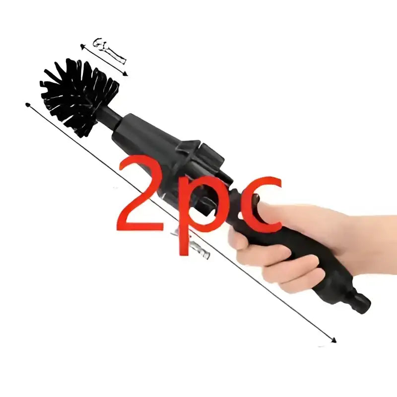 HydroScrub Handheld Brush - Black2pcs
