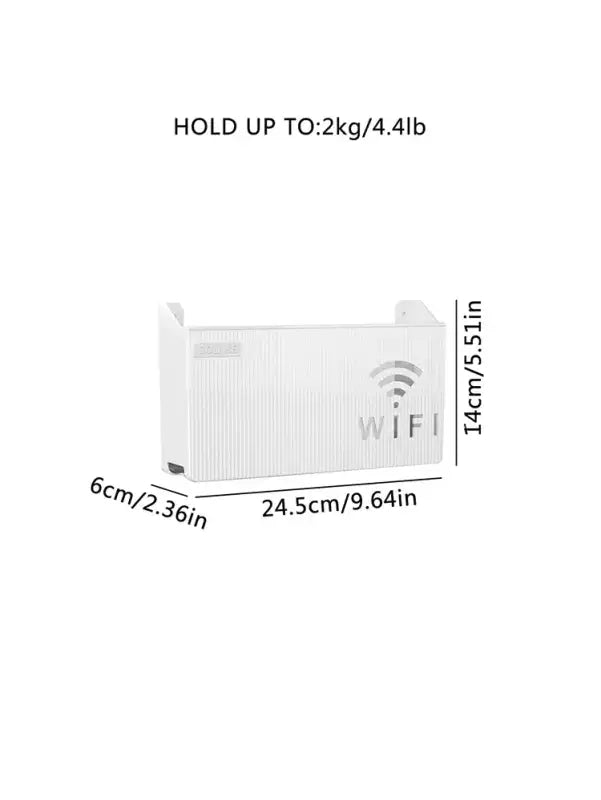 Wireless Wifi Router Shelf Storage Box Wall Hanging ABS Plastic Organizer Box Cable Power Bracelet Organizer Box Home