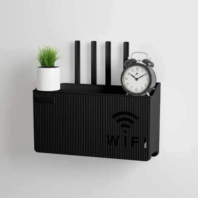 Wireless Wifi Router Shelf Storage Box Wall Hanging ABS Plastic Organizer Box Cable Power Bracelet Organizer Box Home
