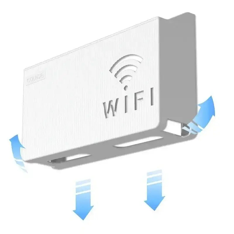 Wireless Wifi Router Shelf Storage Box Wall Hanging ABS Plastic Organizer Box Cable Power Bracelet Organizer Box Home