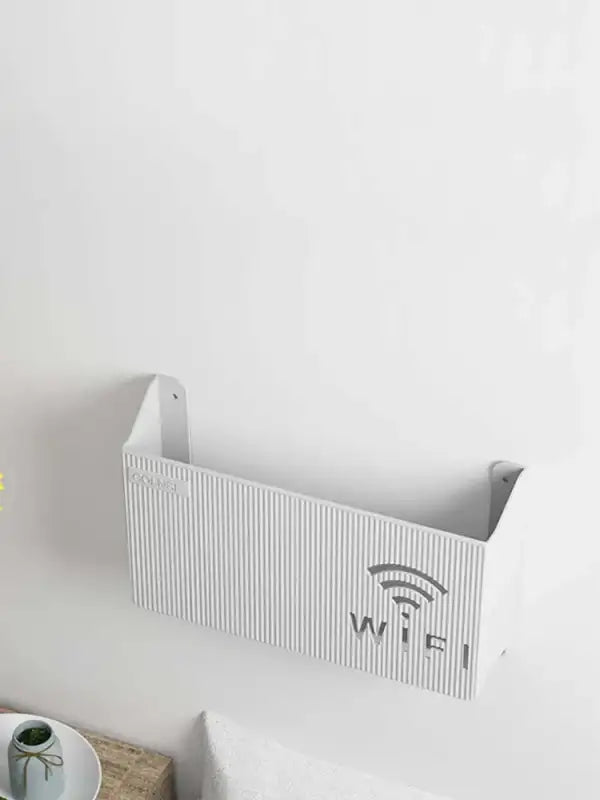 Wireless Wifi Router Shelf Storage Box Wall Hanging ABS Plastic Organizer Box Cable Power Bracelet Organizer Box Home